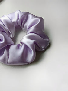 Jumbo Silk Scrunchie Lilac